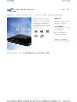 Samsung SE-208AB/TSBS User manual