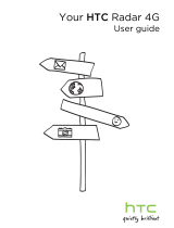 HTC Radar User guide