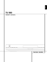 Harman Kardon TU 980 Owner's manual