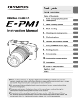 Olympus E-PM1 + EZ-M1442 II R User manual