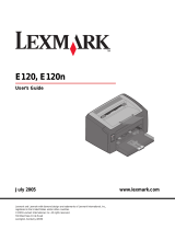 Lexmark 120n - E B/W Laser Printer User manual