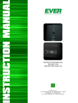 Ever Sinline Pro Rack 2200VA/2000W User manual