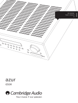 CAMBRIDGE azur 650R User manual