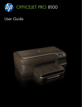 HP Pro 8100 ePrinter User guide