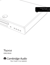 Cambridge Audio TOPAZ CD10 User manual