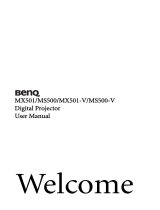 BenQ MS500 User manual