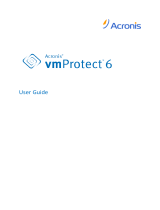 ACRONIS vmProtect 6.0 Owner's manual