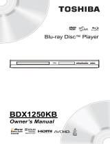Toshiba BDX1250 Owner's manual