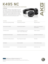 AKG K 495 NC Specification