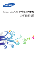 Samsung 10.1 User manual