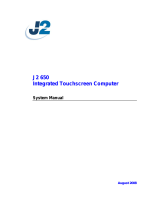 Intel J2 650  User manual