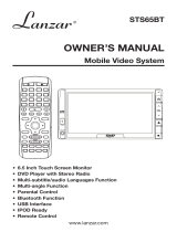 Lanzar STS65BT Owner's manual