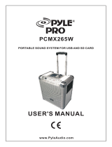 PYLE Audio PCMX265B User manual