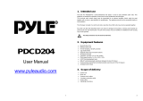 Pyle PDCD204 User manual