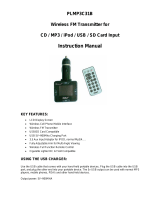 Pyle PLMP3C31B User manual