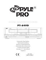 PYLE Audio PT649D.5 User manual