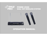 PYLE Audio PDWM2500 User manual