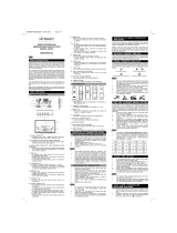 Oregon Scientific C8266B User manual