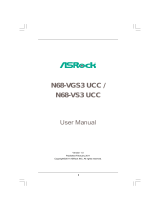 ASROCK N68-VS3 UCC User manual