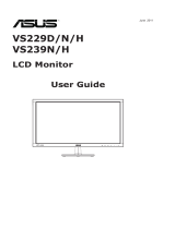 Asus VS229HP User manual