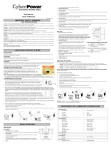 CyberPower PR750LCDTAA User manual