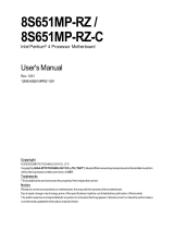 Gigabyte 8S651MP-RZ User manual