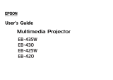 Epson EB-425W Owner's manual