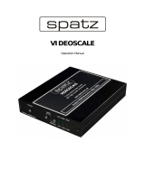 Spatz VIDEOSCALE User manual