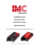 IMC Networks IE-MiniFiberLinX-II Module User manual