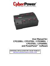 CyberPower CPS575SL User manual