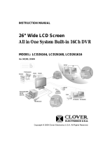 Clover Technologies Group LCD26168 User manual