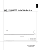 Harman Kardon AVR255 User manual