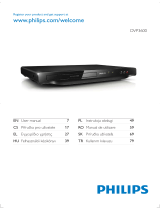 Philips DVP3600 User manual