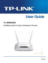 TP-LINK TL-WR842N User manual