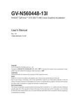 Gigabyte GV-N560448-13I User manual