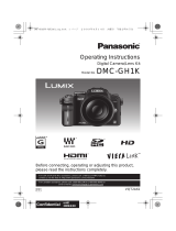 Panasonic DMC-GH1K Operating instructions