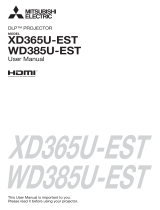 Mitsubishi XD365U-EST User manual