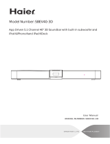 Haier SBEV40-SLIM User manual