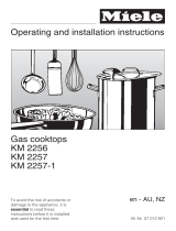 Miele KM 2256 G Operating instructions