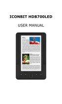 iconBIT HDB700LED User manual