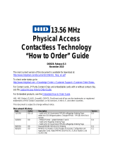 HID Identity DESFire Custom Reader 6073 Specification