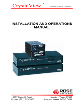 Rose CRK-1P2V Owner's manual