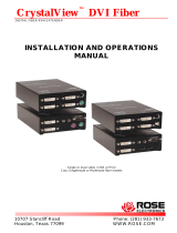 Rose electronic Crystal View User manual