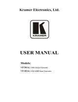 Kramer Electronics VP-501XL User manual