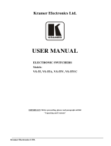 Kramer Electronics VS-55A User manual