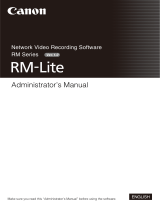 Canon RM-25 User manual