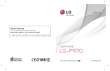 LG P970 LG Optimus Black User manual