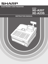 Sharp XE-A207 User manual