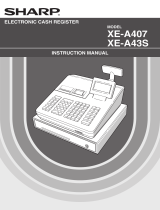 Sharp XE-A43S User manual
