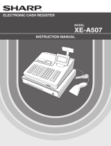 Sharp XE-A507 User manual